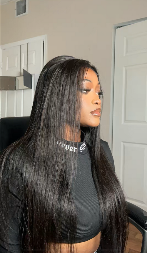 13x4 Black | Straight |