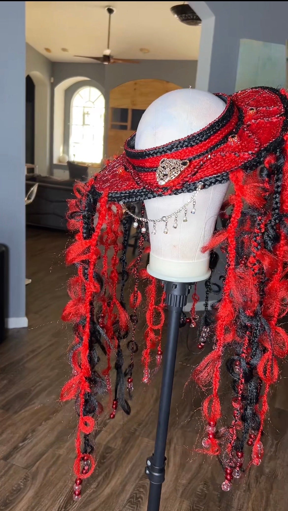 Braided Cheetah Hat