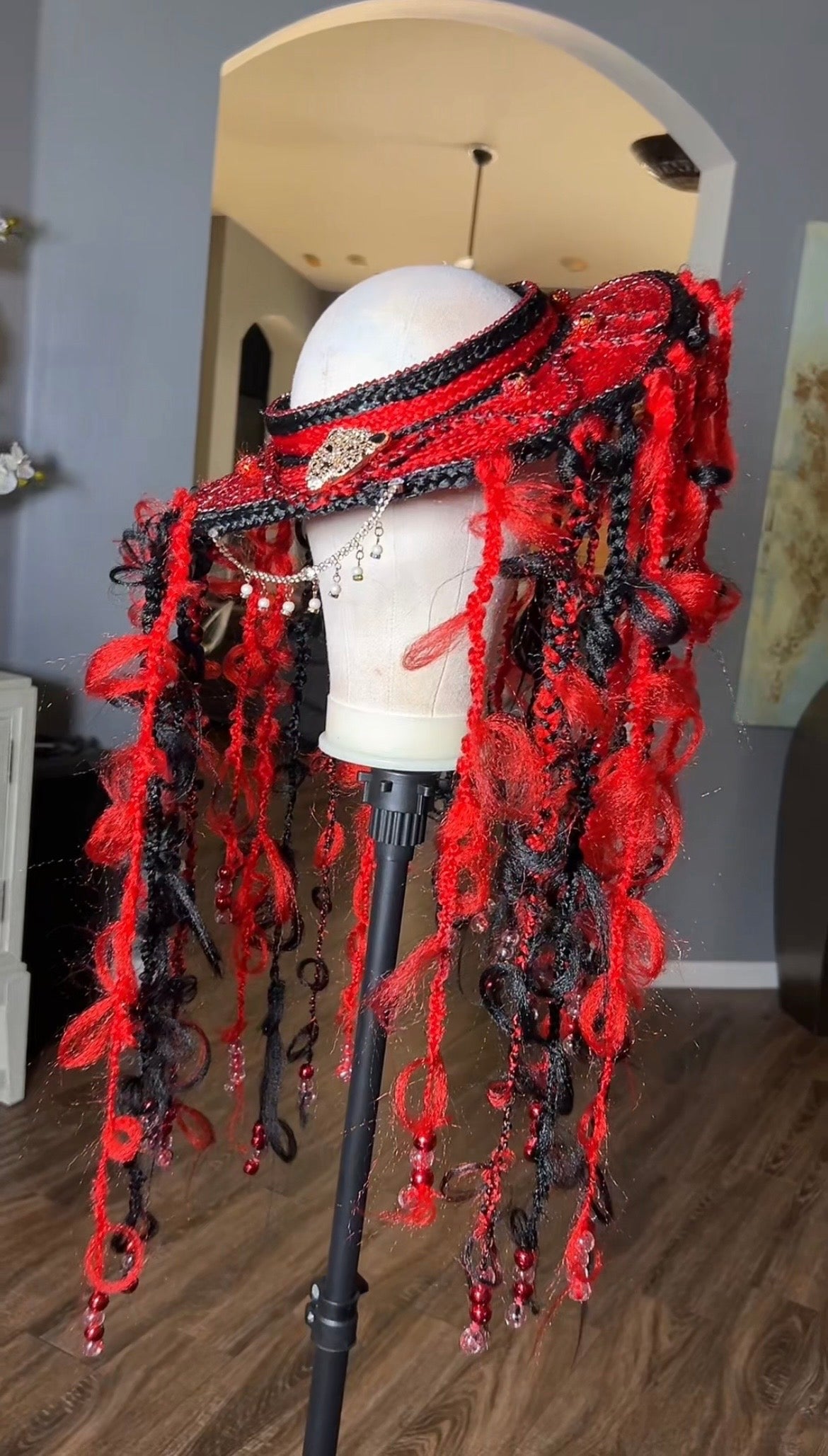 Braided Cheetah Hat